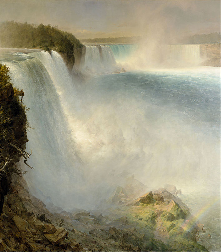 ⬆︎ Niagara Falls, From the American Side di Edwin Church, 1867