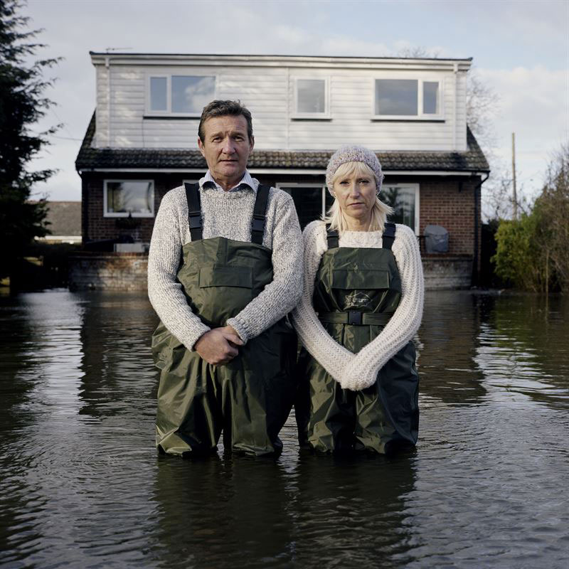⬆︎ Jeff e Tracey Waters, Staines-upon-Thames, Inghilterra, Febbraio 2014 